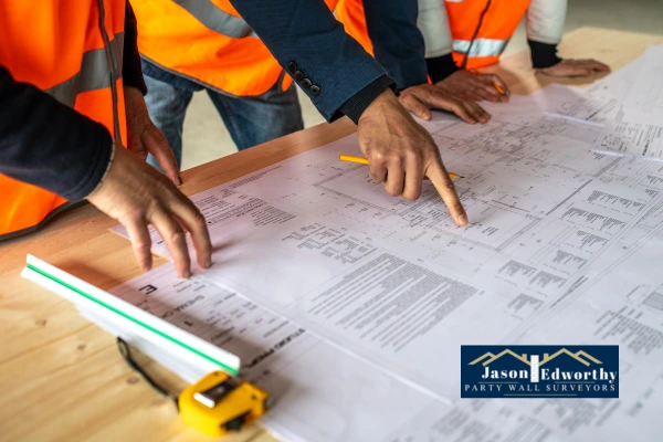 See if you need a party wall agreement for building along boundary line Staines