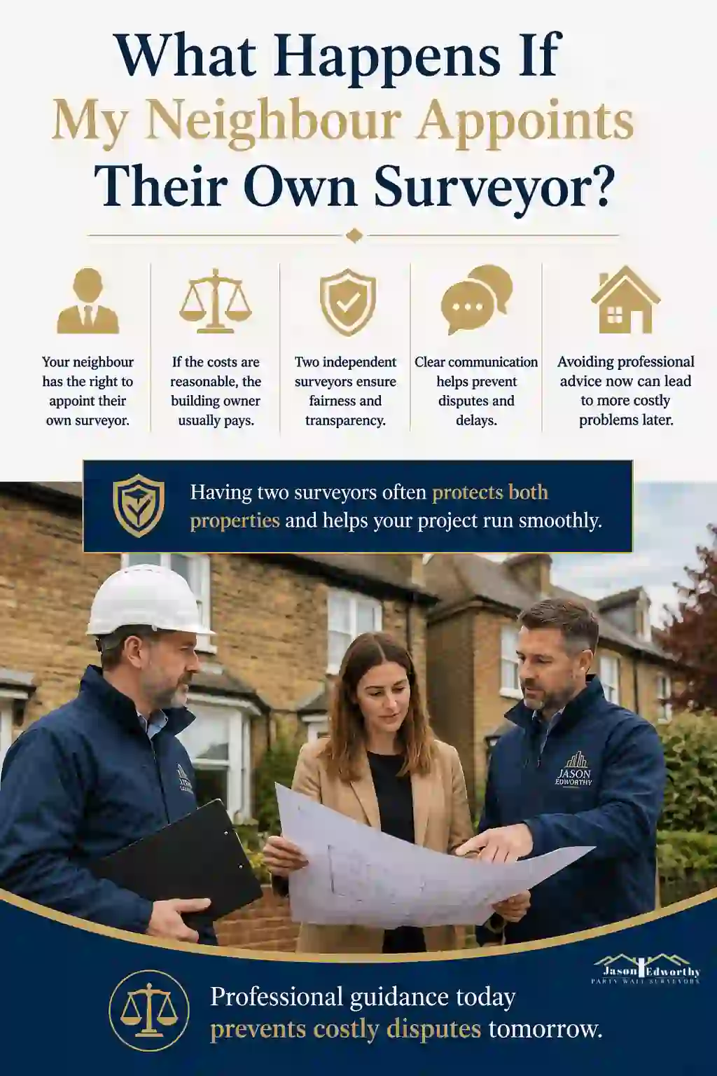 What Happens If My Neighbour Appoints Their Own Surveyor Staines?